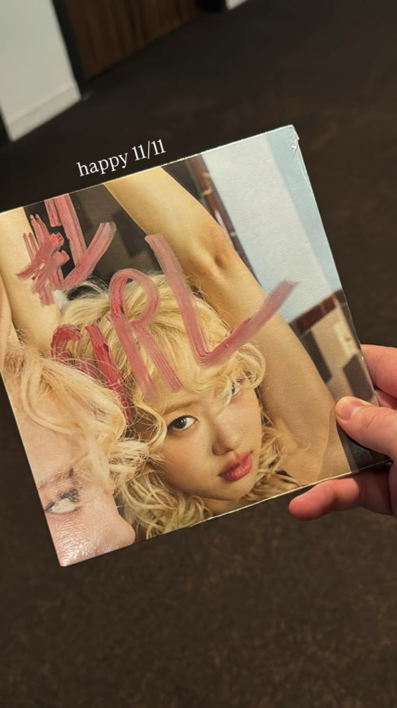 251112 تحديث قصة kyleaviti على IG مع ROSÉ