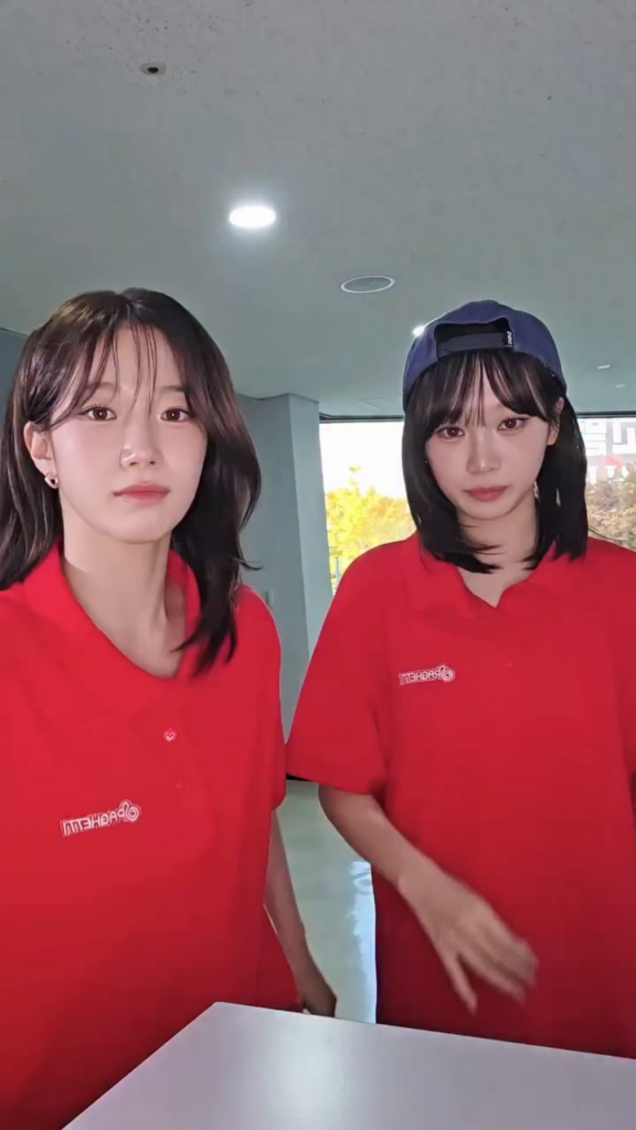 251111 تحديث LE SSERAFIM على التيك توك مع كيم تشايوون وكازوها - ꒰⍥꒱ ༘*꒰⍩꒱ ༘*