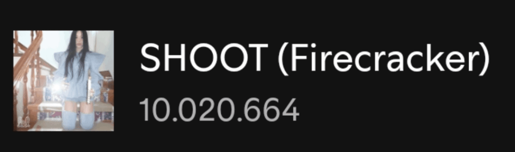 تم تصوير الفيديو بواسطة CHAE، وقد وصل إلى 10 ملايين استماع على SPOTIVY