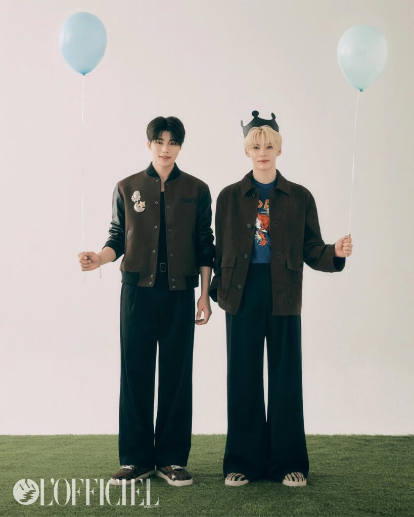 ZEROBASEONE (ZB1) Sung Hanbin & Gunwook - L'Officiel Malaysia (إصدار نوفمبر 2025 المصور)