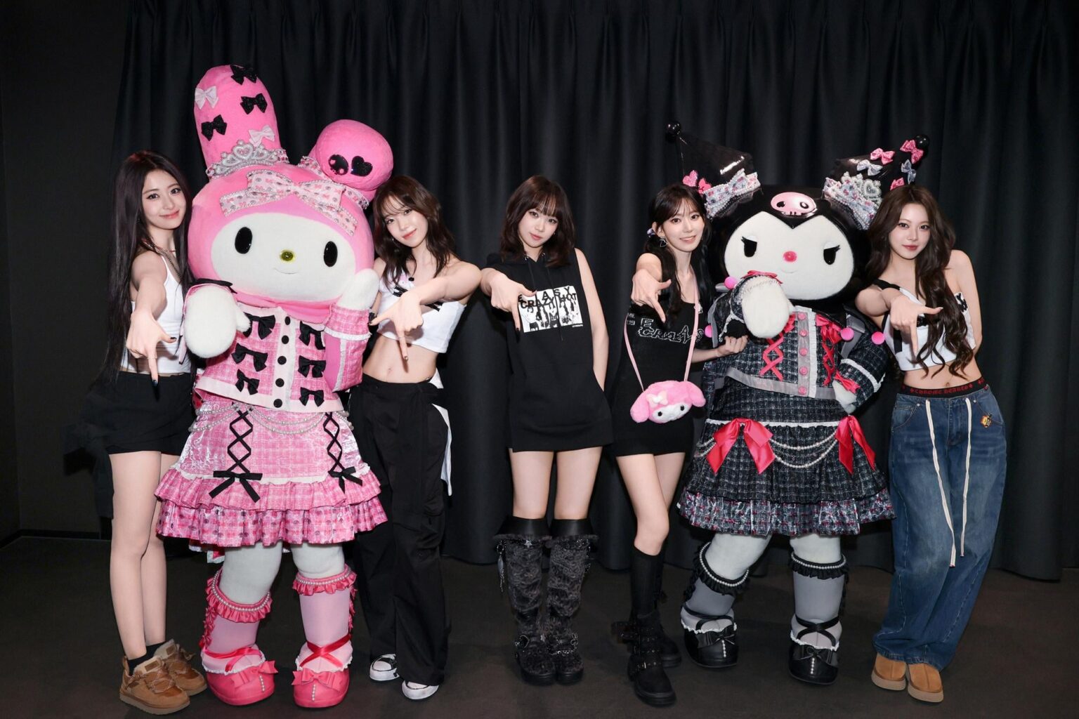 251120 تحديث تويتر LE SSERAFIM اليابان (مع My Melody & Kuromi)