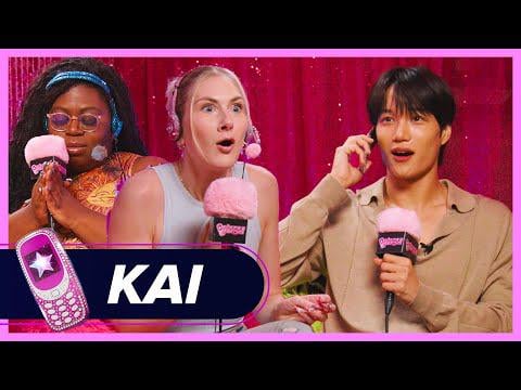 EXO KAI (المضيفون: Lindsay & Joyce) - كيف أصبحنا معجبات محترفات (ثم تعطلت KAI مجموعتنا؟!) | الهاتف مع Fangirl @ BuzzFeed Celeb (251102) [ENG]