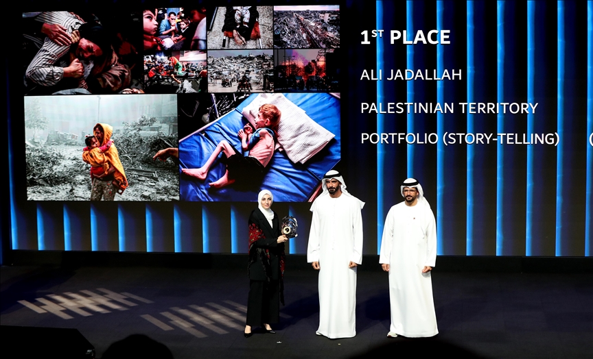 مصور الأناضول علي جاد الله يفوز بجائزة دولية في دبي
