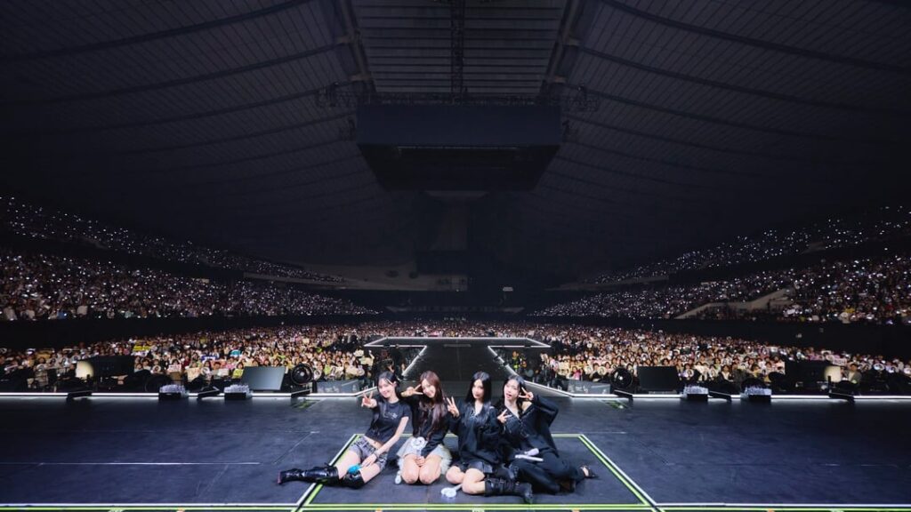 251108 تحديث تويتر aespa JAPAN - 2025 SYNK: جولة aeXIS LINE في طوكيو YOYOGI اليوم الأول