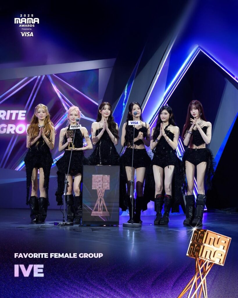 تحديثات تويتر لـ 251129 MAMA AWARDS مع IVE - صور إعلان الفائز بجوائز MAMA 2025