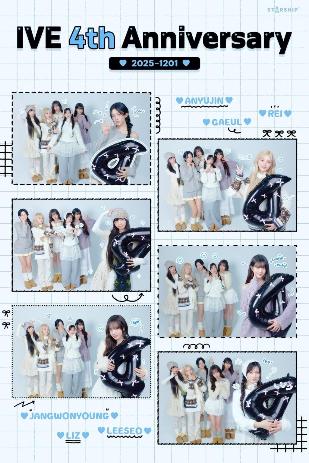 ذكرى سنوية رابعة سعيدة لـ IVE!