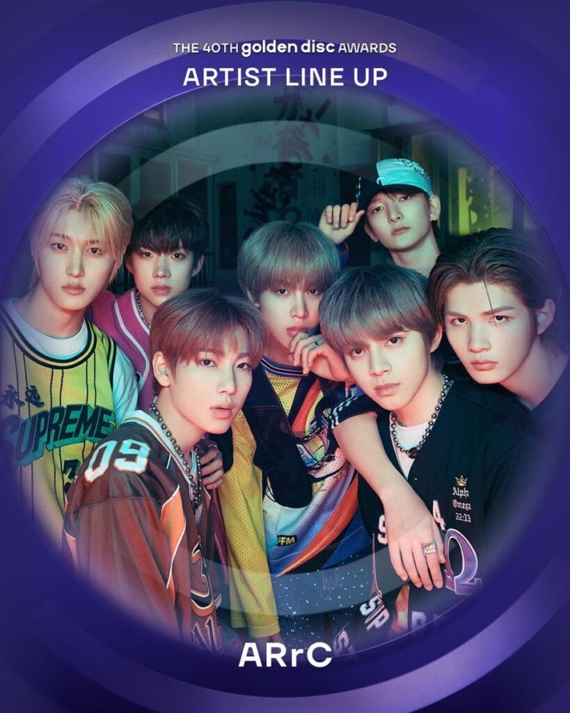 تشكيلة الفنانين الثانية لجوائز القرص الذهبي الأربعين: ARrC، ATEEZ، BOYNEXTDOOR، CLOSE YOUR EYES، KiiiKiii، MONSTA X، Stray Kids، TWS، JENNIE (BLACKPINK)