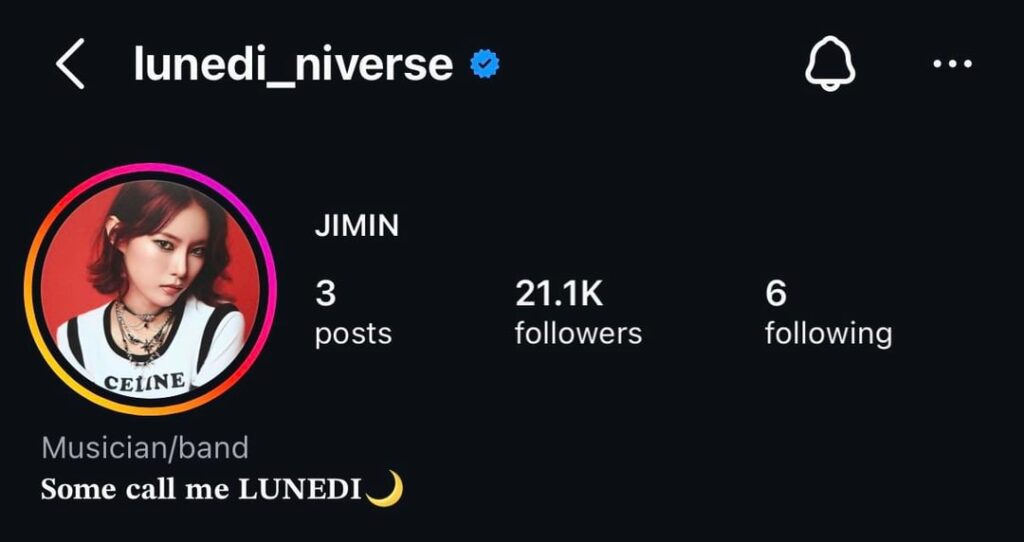 قام Kim Jimin بإعادة تسمية علامته التجارية Weekly Monday إلى "LUNEDI" وسيصدر الأغنية الرقمية "FACE MYSELF" في 7 ديسمبر.