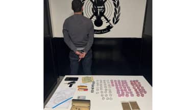 توقيف مروّج مخدرات بالجرم المشهود توقيف مروّج مخدرات بالجرم المشهود