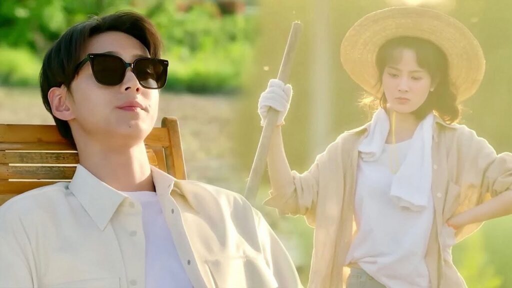 يتركها تعمل في الحقل بينما هو يستمتع بحرارة الصيف ❤️( لا تزعج فلاحتي )