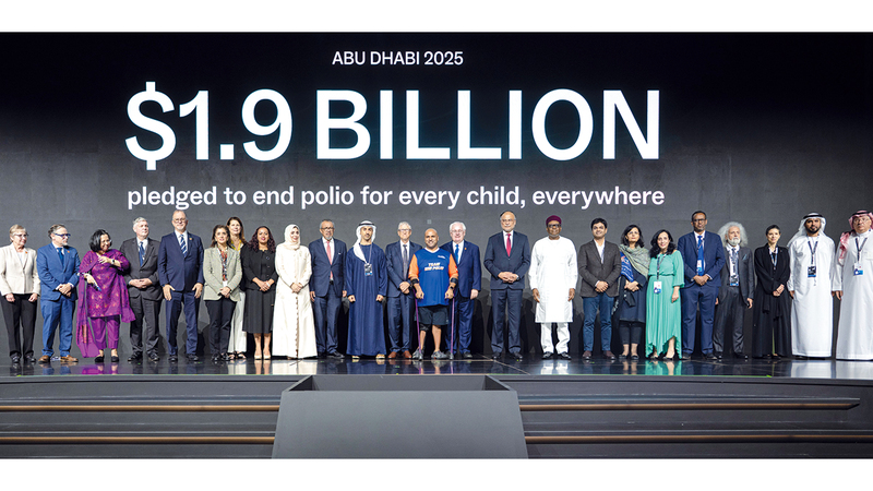 1.9 مليار دولار للقضاء على شلل الأطفال حول العالم 1.9 مليار دولار للقضاء على شلل الأطفال حول العالم