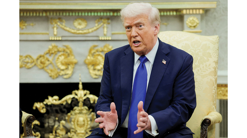 ترامب «مستاء للغاية» من مواقف أوكرانيا وروسيا لإنهاء الحرب ترامب «مستاء للغاية» من مواقف أوكرانيا وروسيا لإنهاء الحرب