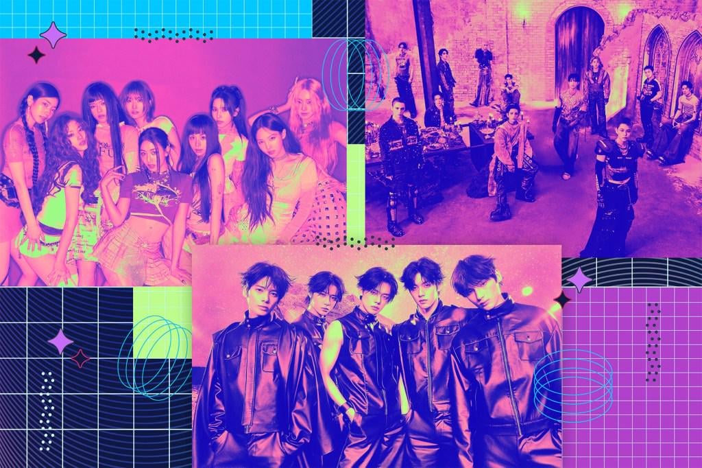 251224 من أعضاء LE SSERAFIM حصلوا على مراكز بين 60 إلى 64 في قائمة Billboard K-Pop Artist 100 لعام 2025