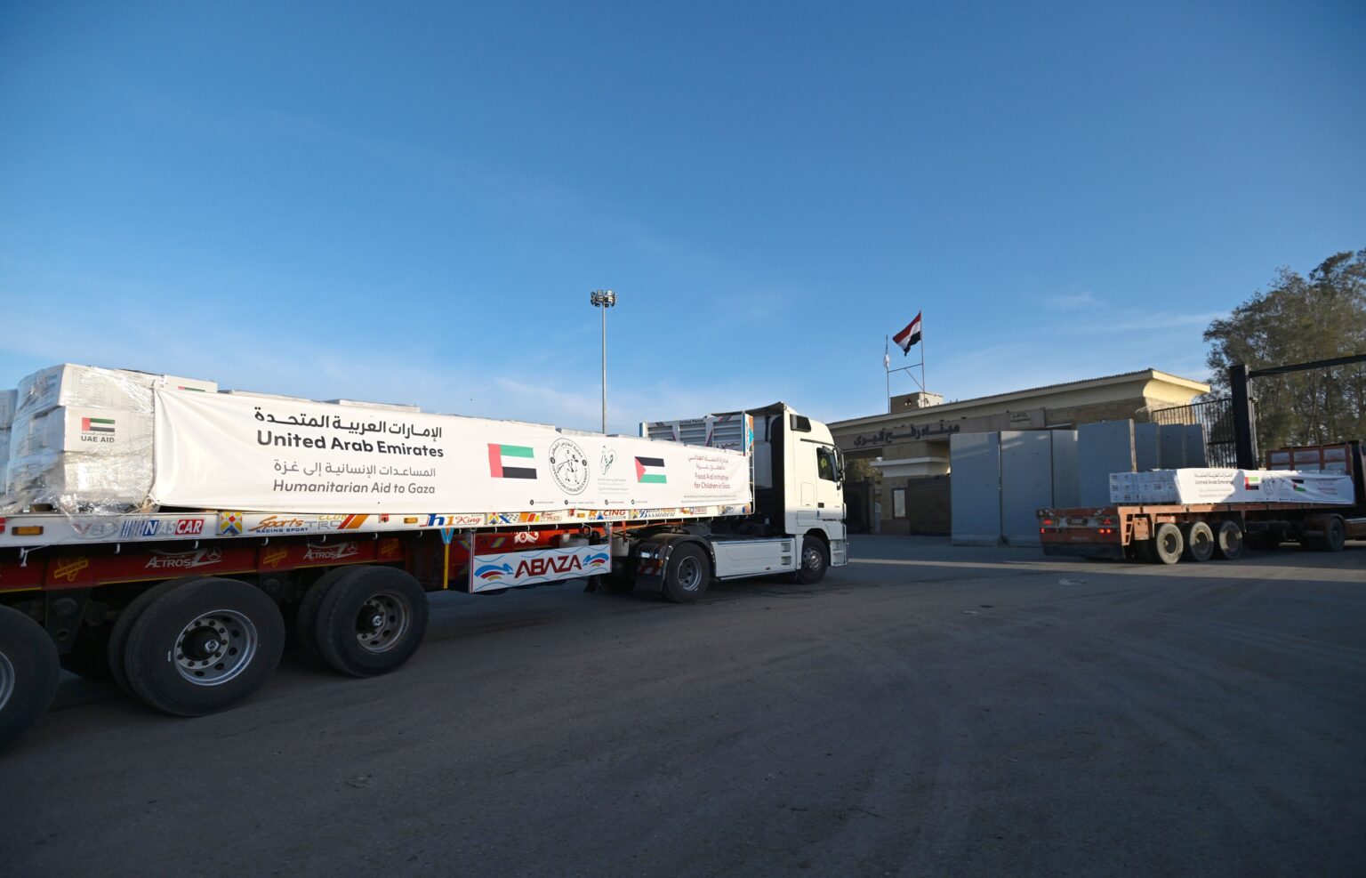 30 طن مكملات علاجية ووقائية من مؤسسة صقر القاسمي تصل غزة عبر "الفارس الشهم 3"