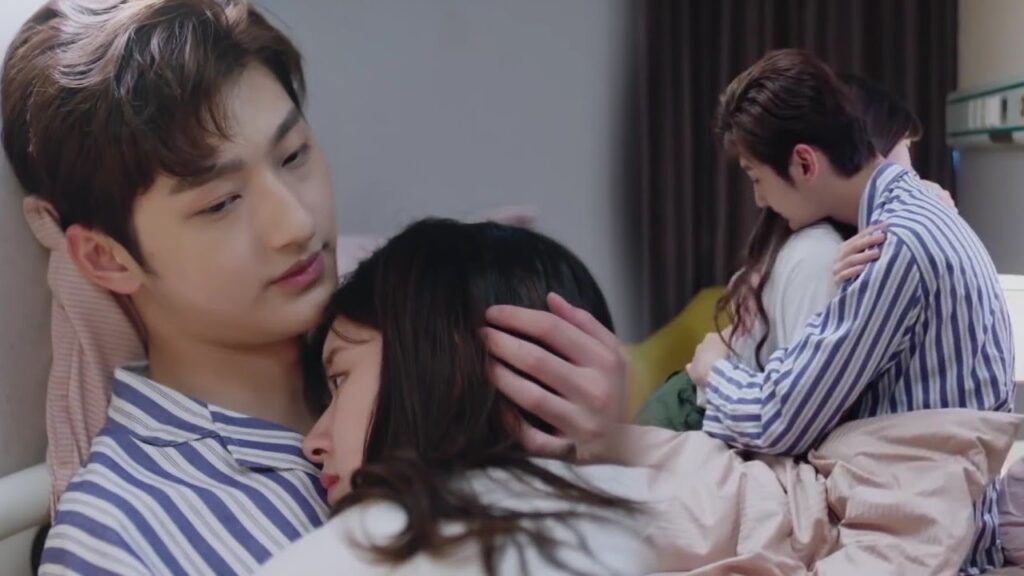 حبيبها مريض و تشعر بأن كل شيء ينهار لكنه يحاول ان يهدأ من قلقها 🔥( ارجوك اطمئن يا سيد لينغ )