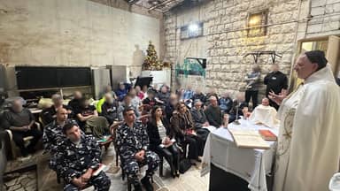 قدّاس الميلاد في سجن جبيل