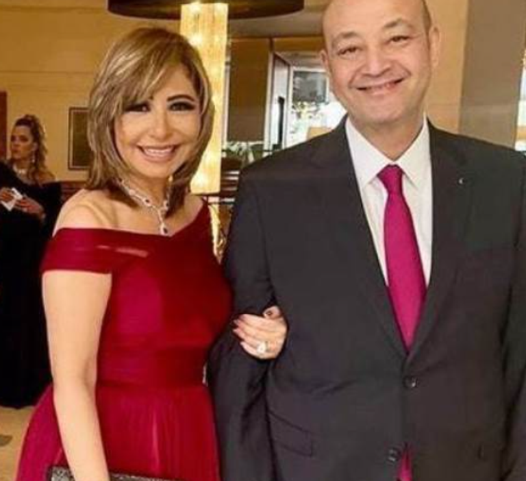 عمرو أديب ولميس الحديدي