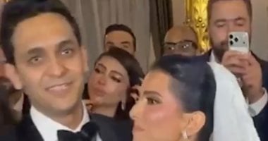 نادية مصطفى تحتفل بزفاف ابنتها بحضور على الحجار نادية مصطفى تحتفل بزفاف ابنتها بحضور على الحجار