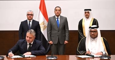 رئيس الوزراء يشهد توقيع عقد مشروع شركة المانع القابضة القطرية بالسخنة رئيس الوزراء يشهد توقيع عقد مشروع شركة المانع القابضة القطرية بالسخنة