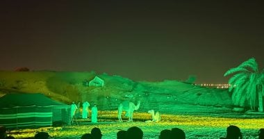 العرض القطرى ليلى ومئة ليلة.. صراع العشق والقدر فى مهرجان المسرح الصحراوى العرض القطرى ليلى ومئة ليلة.. صراع العشق والقدر فى مهرجان المسرح الصحراوى