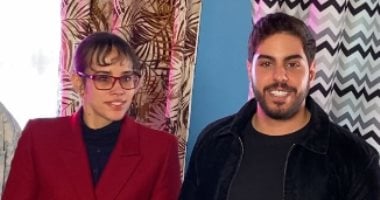 ياسين رشدى يحتفل مع خطيبته نور عمرو دياب بإطلاق أول أغانيه جمال عيونها