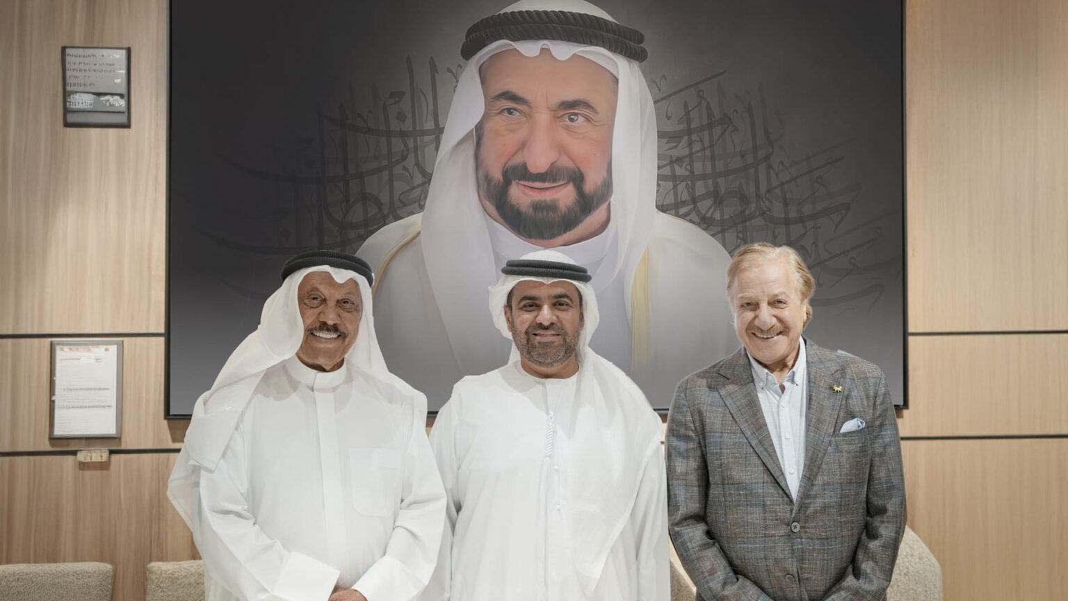 شمس ترحب بالممثلين محمد المنصور ومحمد ياسين شمس ترحب بالممثلين محمد المنصور ومحمد ياسين