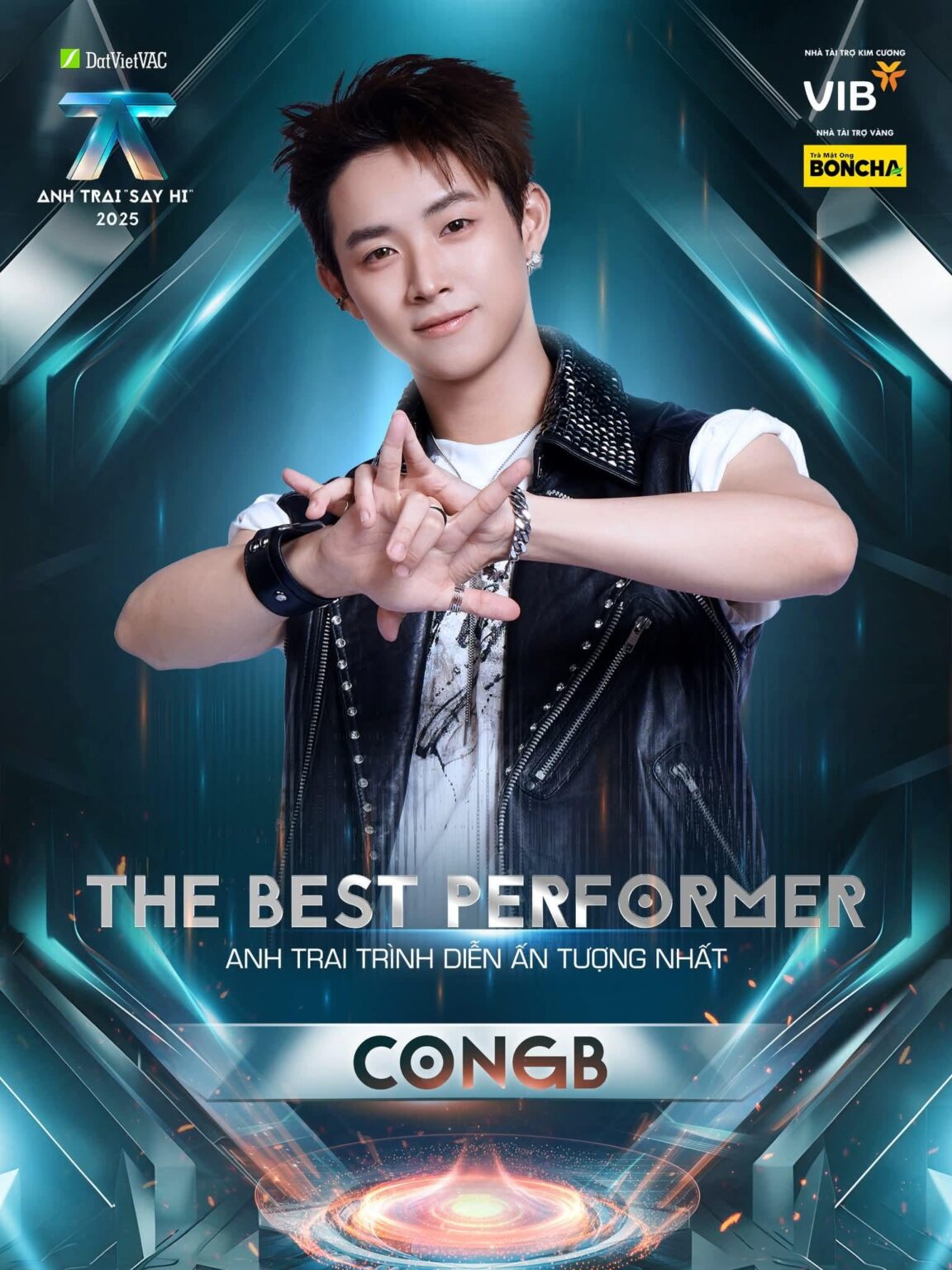 فاز CONGB بجائزة أفضل أداء عن الموسم الأخير من Anh Trai "Say Hi".