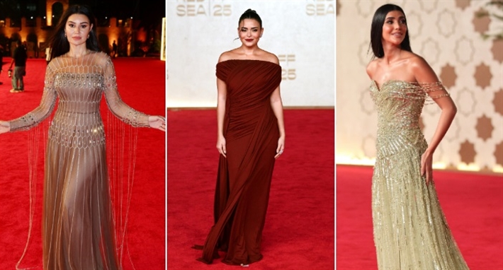 أسماء جلال وريم سامي وأروى جودة وحسن الرداد على السجادة الحمراء في فعاليات الدورة الخامسة من مهرجان البحر الأحمر | ألبوم أسماء جلال وريم سامي وأروى جودة وحسن الرداد على السجادة الحمراء في فعاليات الدورة الخامسة من مهرجان البحر الأحمر | ألبوم