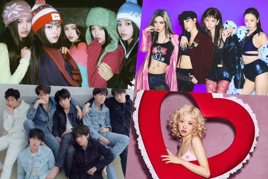 NewJeans، aespa، BTS، وRosé من BLACKPINK يحصلون على شهادات RIAJ الثلاثية البلاتينية والذهبية للبث في اليابان