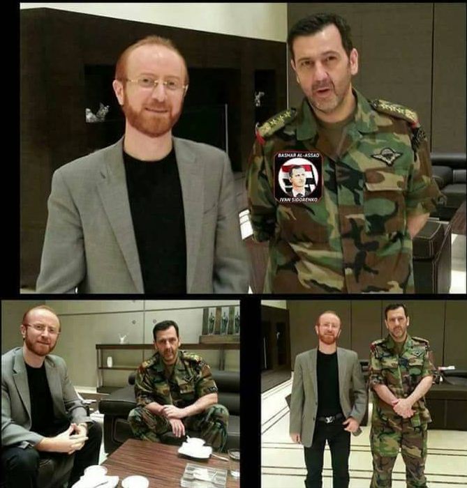 صور ماهر الاسد مع النمس