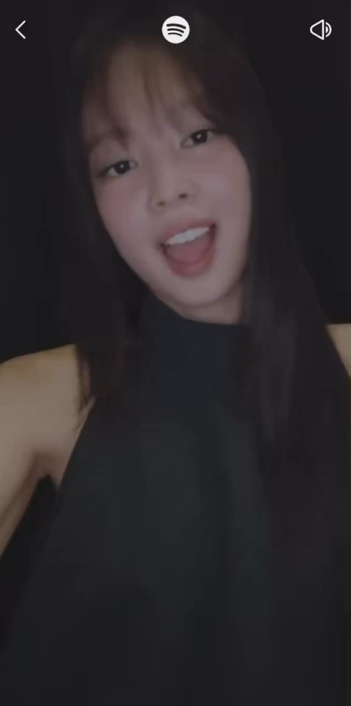 251203 رسالة شكر لجيني على Spotify ملفوفة 2025