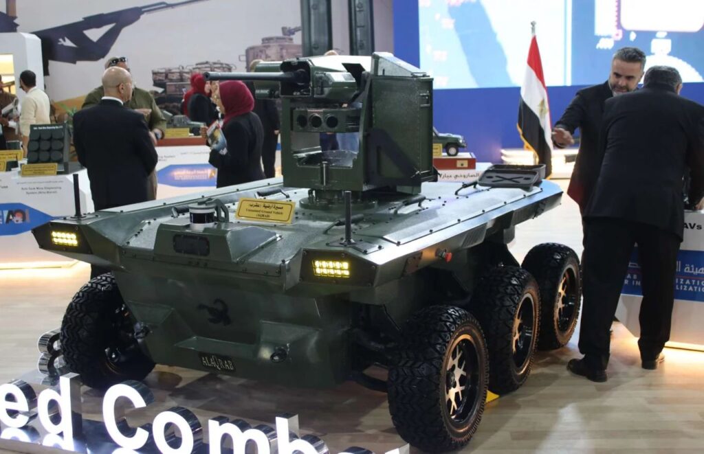 شاهد لأول مرة.. اختبارات وتجارب إنتاج المسيرة الأرضية “عقرب” بالهيئة العربية للتصنيع شاهد لأول مرة.. اختبارات وتجارب إنتاج المسيرة الأرضية “عقرب” بالهيئة العربية للتصنيع