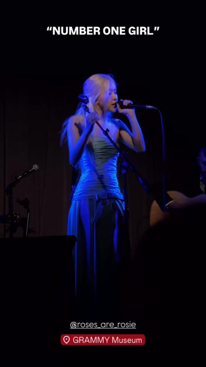 251206 تحديث قصة IG لمتحف GRAMMY مع ROSÉ | العروض