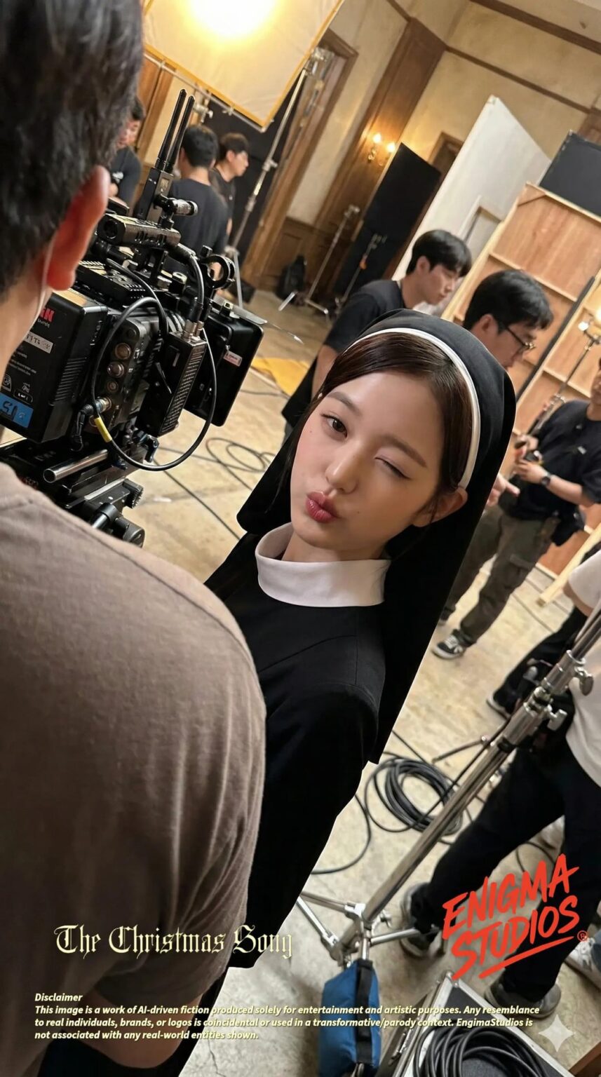 251223 تحديث Enigma Studio TikTok مع Wonyoung (مع aespa Karina & Byeon Wooseok)