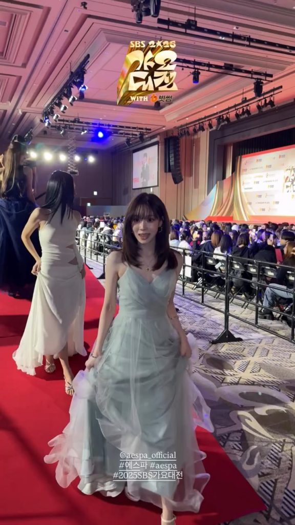 251225 SBS NOW تحديث قصة الانستقرام مع aespa