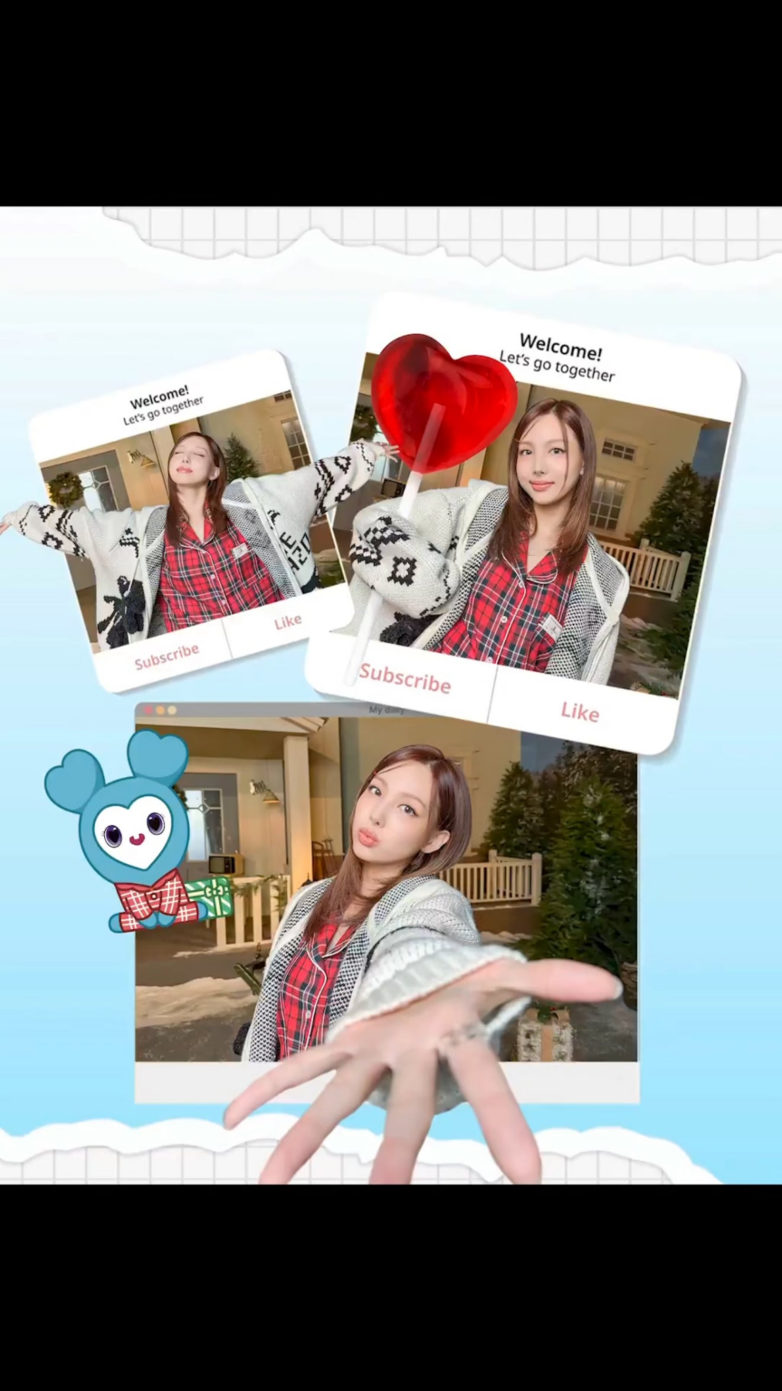 251230 تحديثات تويتر في اليابان - رسالة صوتية من نايون، جيونغيون، مومو، سانا ❤️🎁🍭