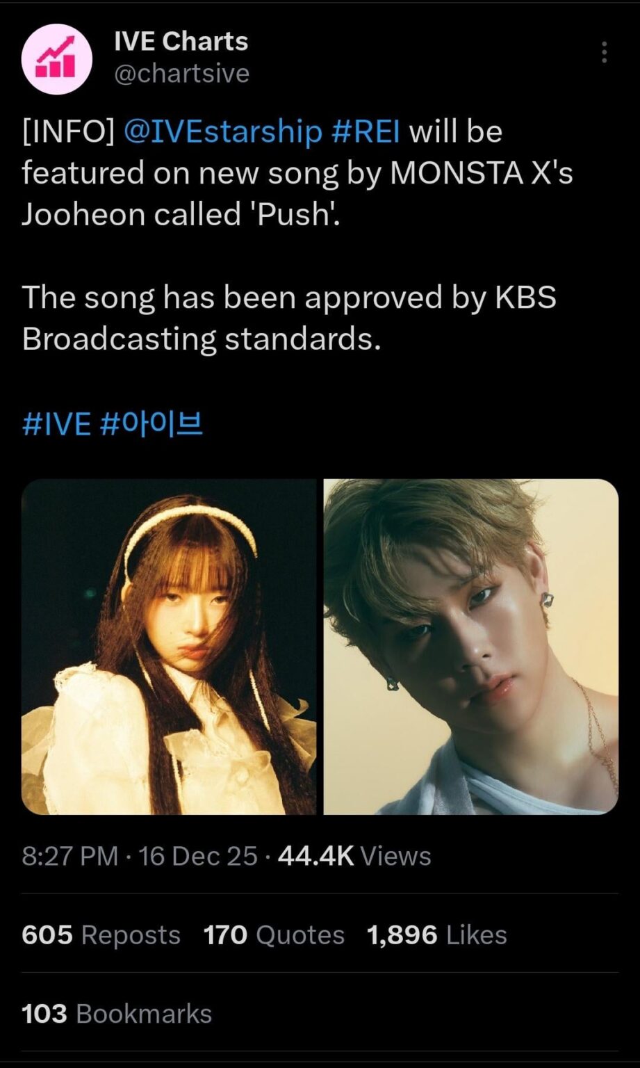 "Push" بواسطة Jooheon من Monsta X الفذ. REI