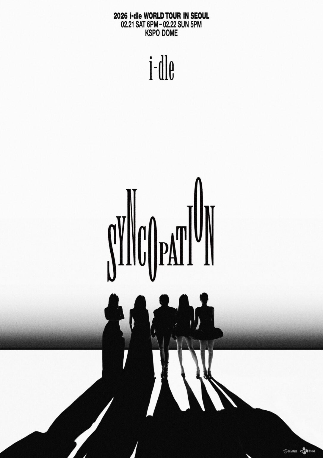 i-dle - جولة حول العالم: "Syncopation" في سيول (ملصق إعلان)