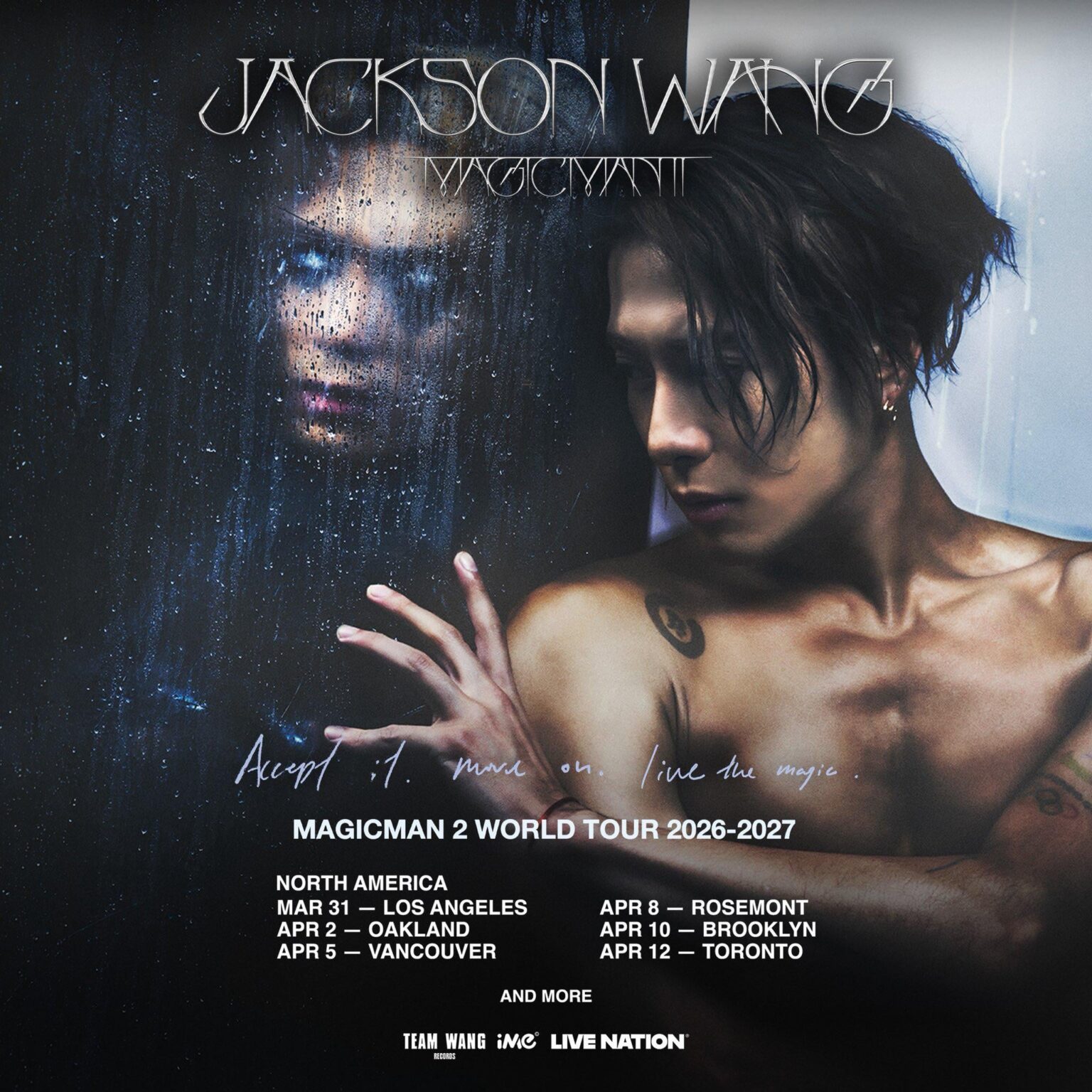 GOT7 Jackson Wang - جولة MAGICMAN 2 العالمية 2026-2027 (تواريخ جولة أمريكا الشمالية)