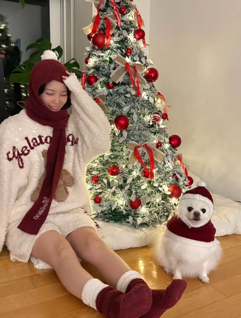 251225 تحديث كيم تشايوون على الانستقرام. شيرو ولو سيرافيم