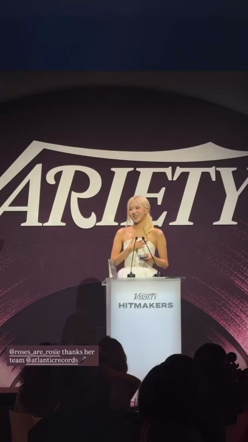 251206 روزي في حدث Hitmakers في Variety