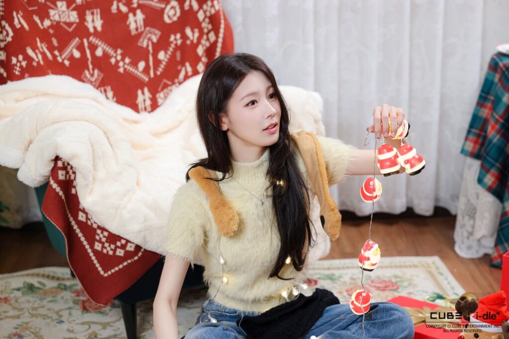 251226 i-dle Behind Photo - مييون "Last Christmas / Wham!" (غلاف) تصوير خلف الكواليس ♡