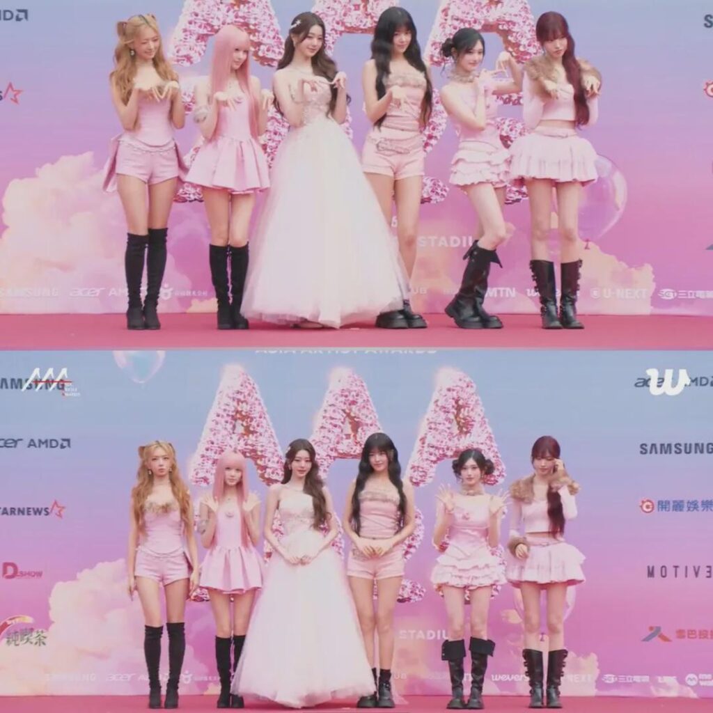 251206 IVE على السجادة الحمراء اليوم في حفل توزيع جوائز AAA 2025 في تايوان
