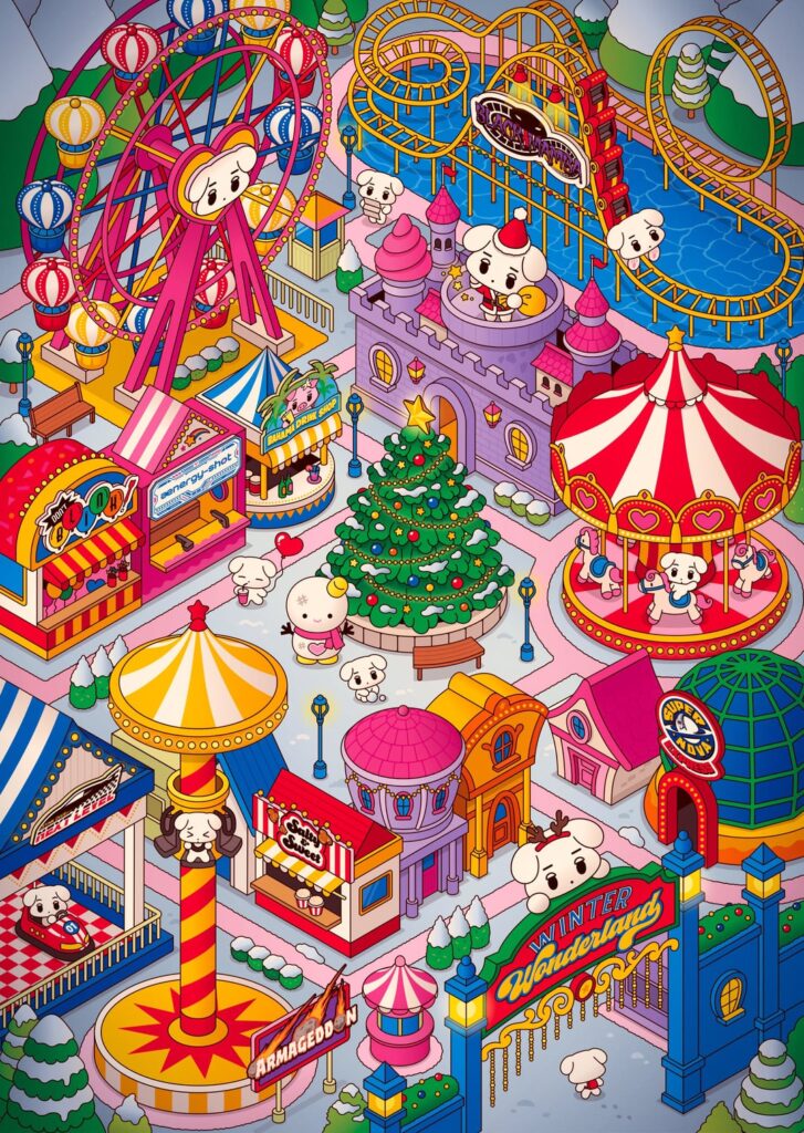 251203 شتاء - 2026 حدث عيد ميلاد مقهى "WINTER WONDERLAND" من Galgyo (ملصق تشويقي + معلومات الحدث + معاينة السلع / الهدايا)