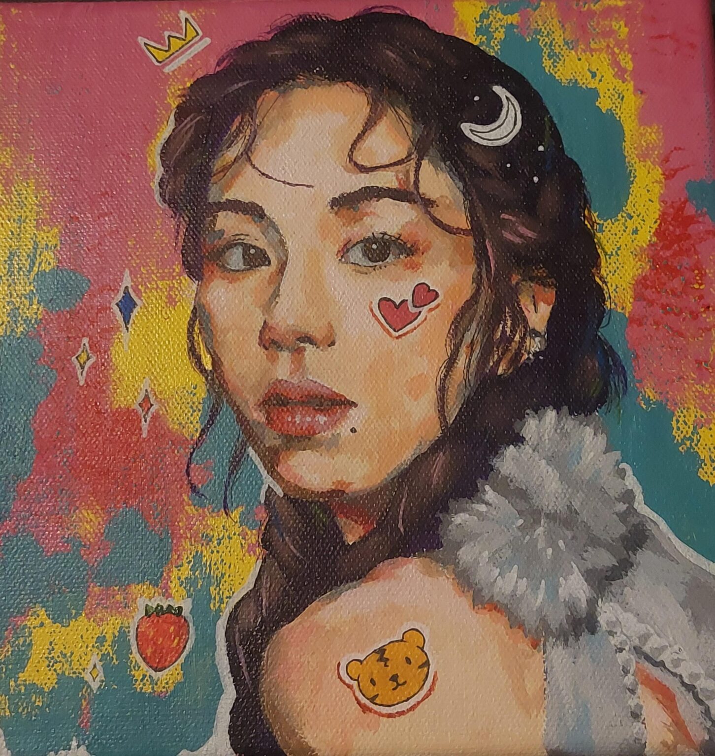 الرجال ينظرون! صديقي صنع هذا كهدية عيد الميلاد. خمن من هو 🍓