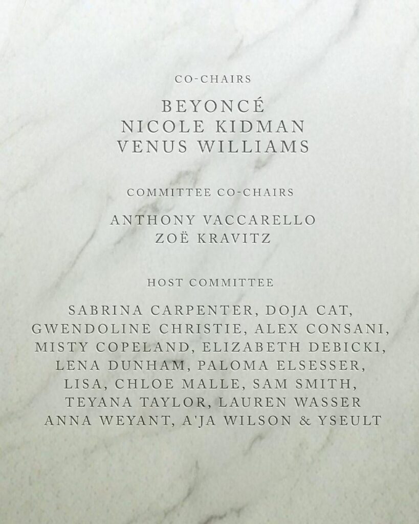 251210 ستكون LISA جزءًا من اللجنة المضيفة لحفل Met Gala لعام 2026