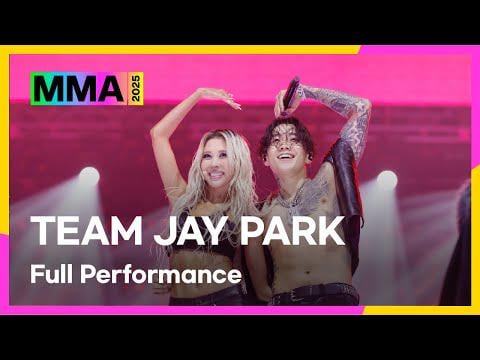 TEAM JAY PARK (Jay Park، Higher Music، LNGSHOT، Dayoung) - DNA Remix + BLUE CHECK + DANCE استراحة + The Purge + Backseat + Saucin' + Body (MOMMAE) + Keep It Sex (MOMMAE 2) (مع. Dayoung) @ The 17th Melon Music Awards (MMA 2025) (251220)