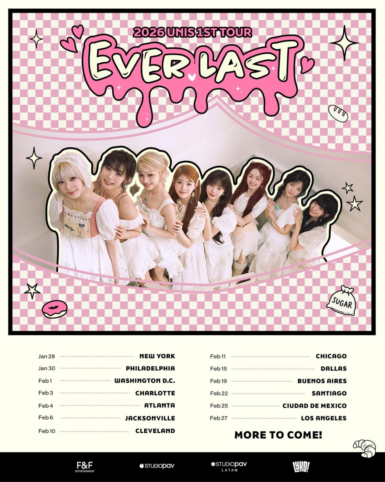 UNIS - جولة UNIS الأولى لعام 2026: Ever Last (ملصق الجدول الزمني)