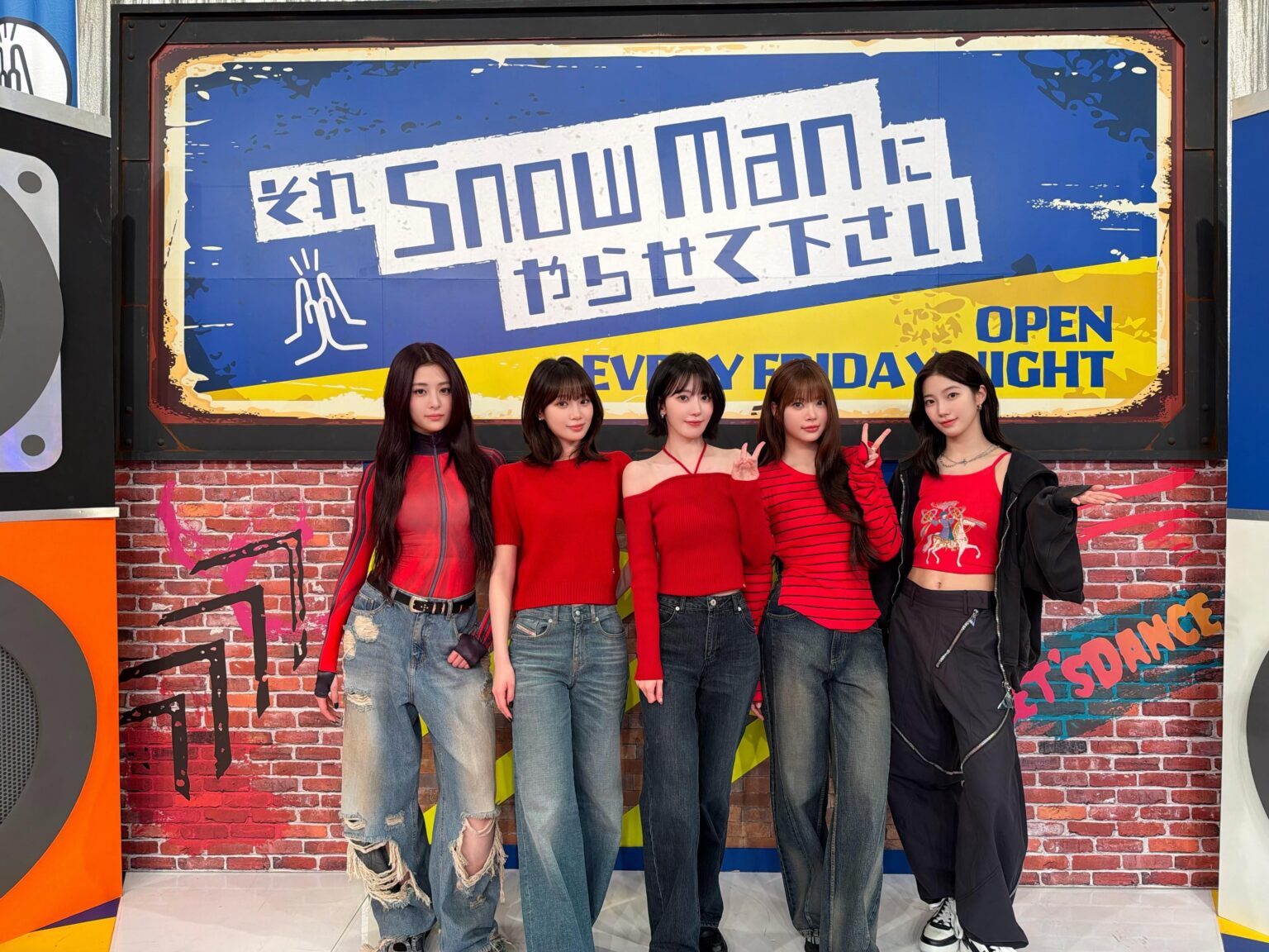 251219 تحديث تويتر LE SSERAFIM Japan - في TBS من فضلك، دع رجل الثلج يفعل ذلك