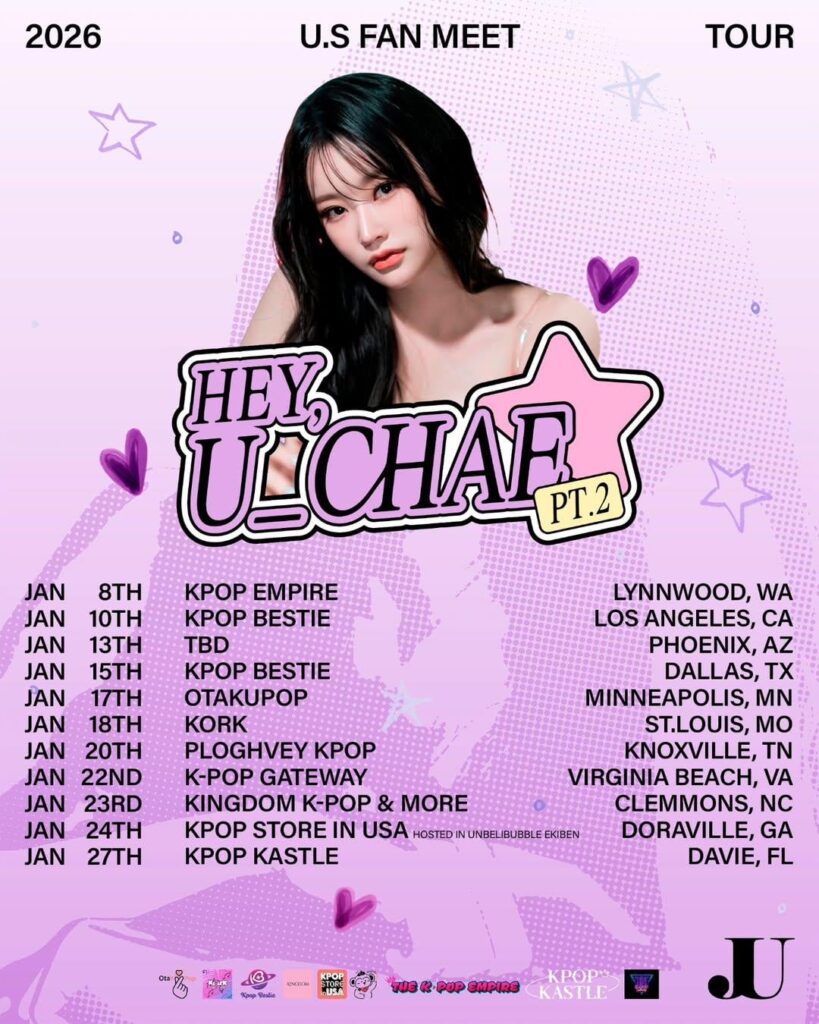 U_Chae (PIXY Dajeong سابقًا) - جولة لقاء المعجبين بالولايات المتحدة 'Hey, U_Chae Pt.2' (ملصق)